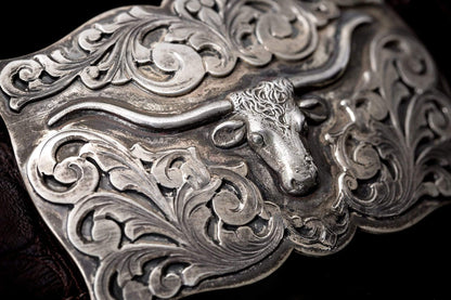 American Buckle Collection Longhorn Trophy Buckle | Belts And Buckles - Trophy