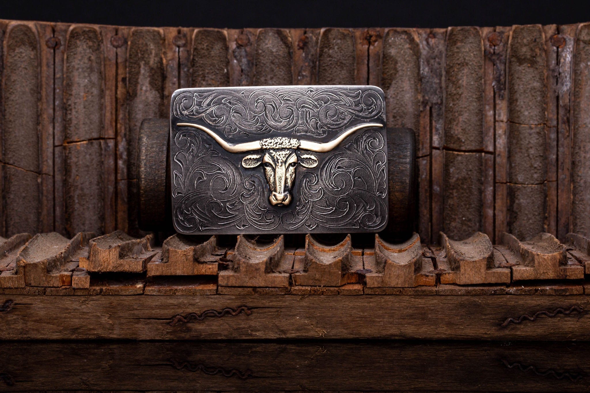 American Buckle Collection McCreedy Longhorn | Belts And Buckles - Trophy