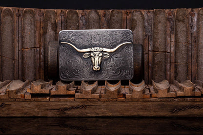 American Buckle Collection McCreedy Longhorn | Belts And Buckles - Trophy