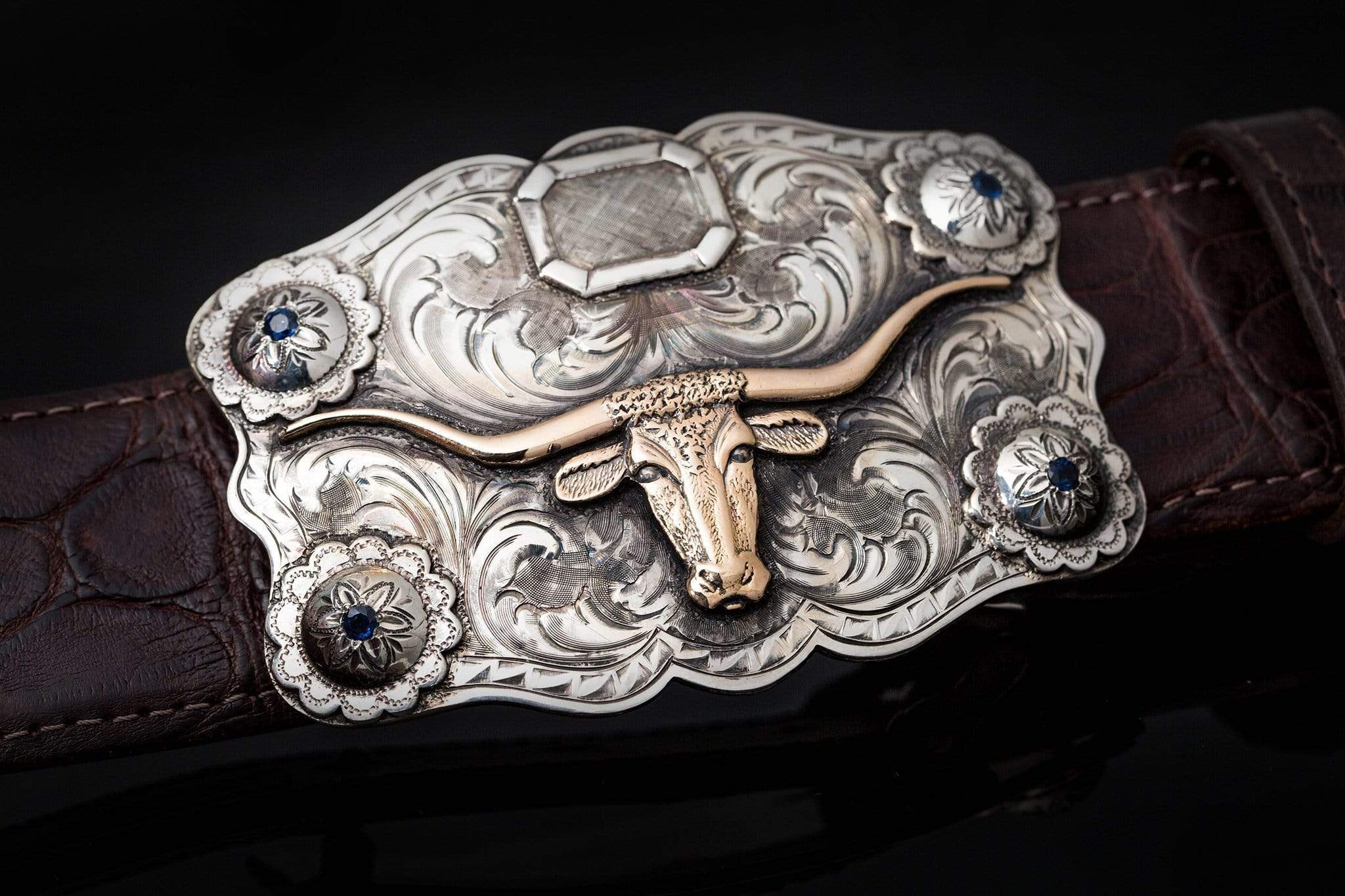 American Buckle Collection Morgan Longhorn | Belts And Buckles - Trophy