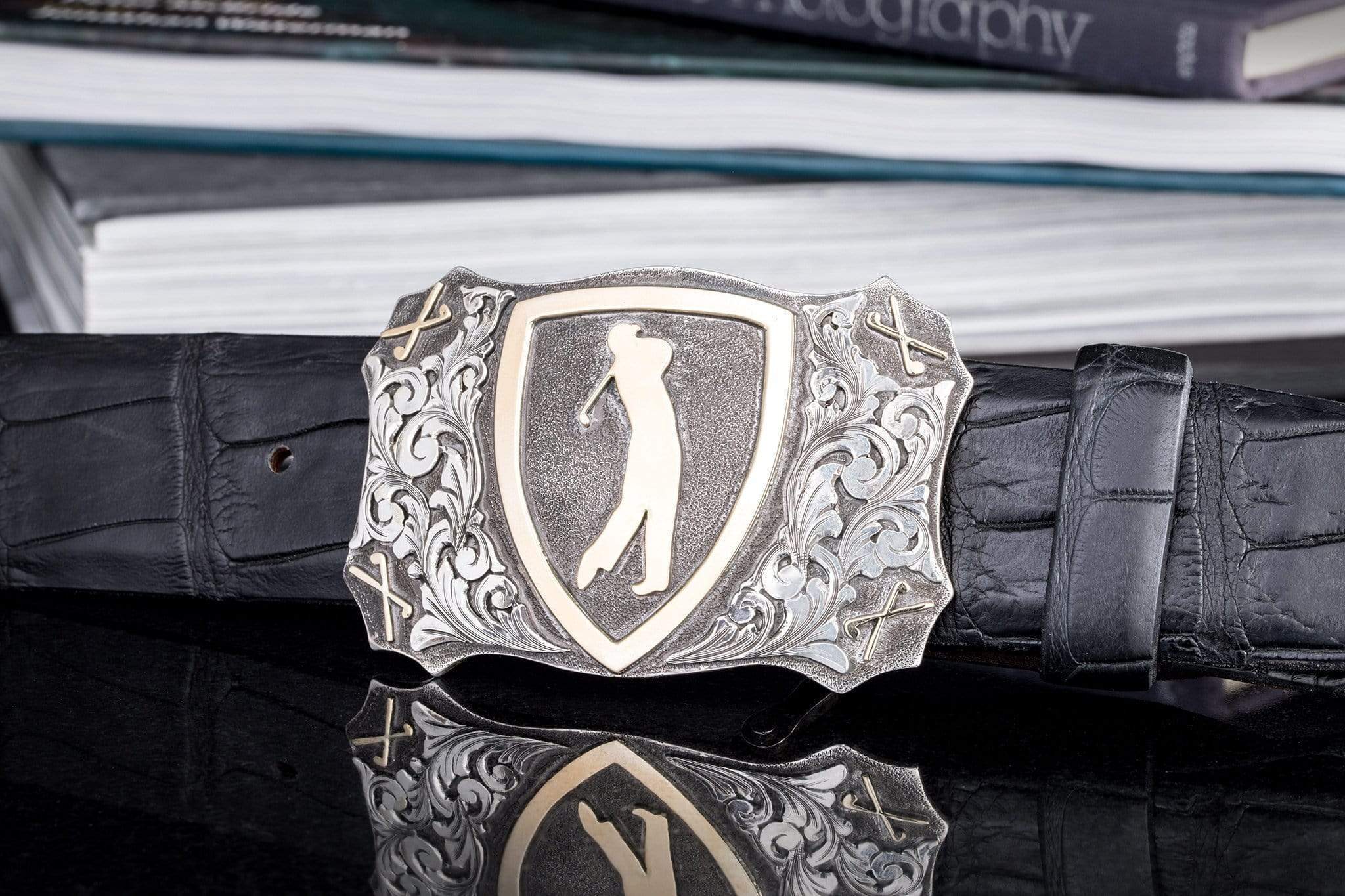 American Buckle Collection National Golfer | Belts And Buckles - Trophy