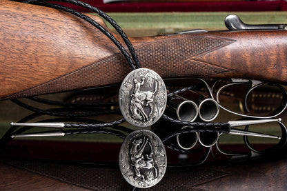 Oval Bronc Rider Bolo Tie - AXEL'S