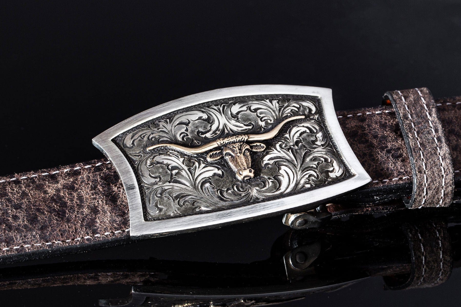 American Buckle Collection Patterson 14k LH | Belts And Buckles - Trophy