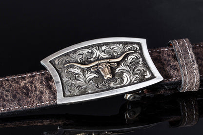 American Buckle Collection Patterson 14k LH | Belts And Buckles - Trophy