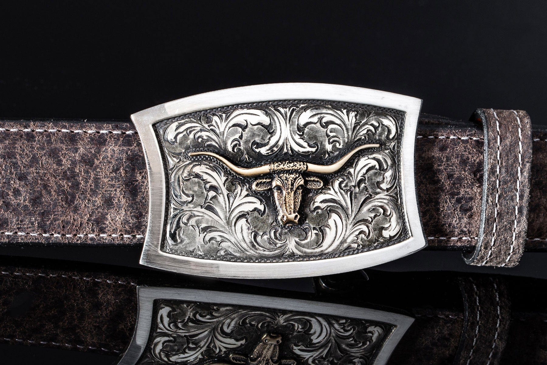 American Buckle Collection Patterson 14k LH | Belts And Buckles - Trophy