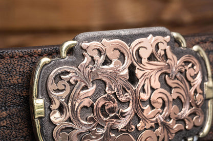 Pendleton Swirl 14k Dress Buckle - AXEL'S