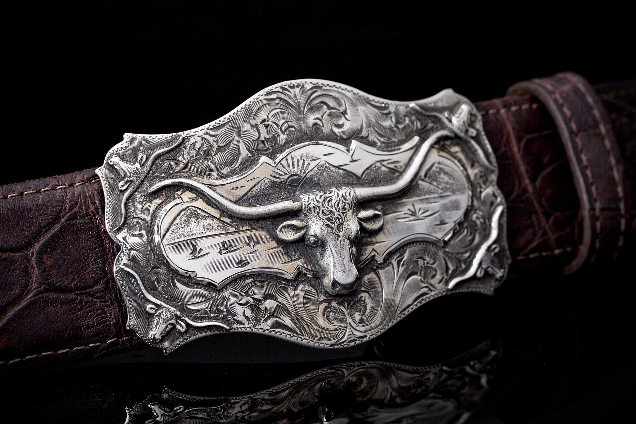 Posse Longhorn Trophy Buckle - AXEL'S