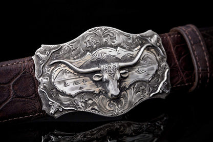 Posse Longhorn Trophy Buckle - AXEL'S