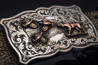 Quail Hunt | Belts And Buckles - Trophy | American Buckle Collection