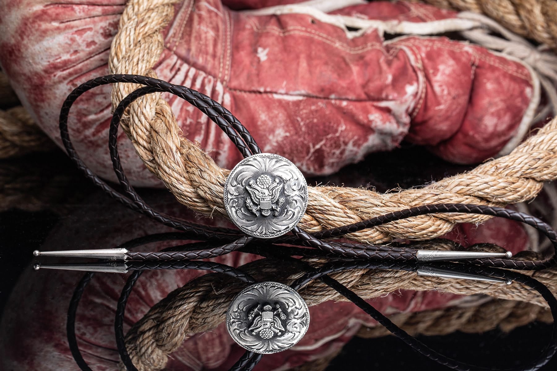 USA Presidential Seal Bolo Tie - AXEL'S