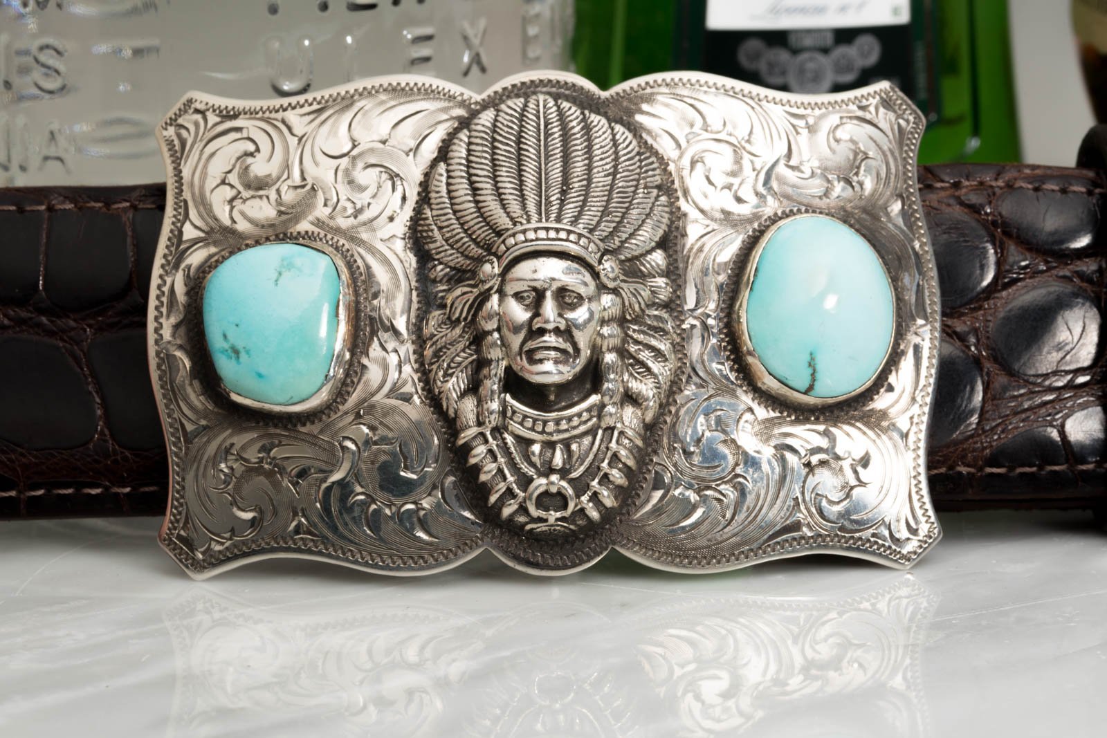 Lonestar Turquoise | Belts And Buckles - Trophy | American Buckle Collection