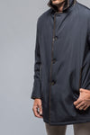 Kilen Shearling Technical Overcoat | Samples - Mens - Outerwear - Shearling | Di Bello