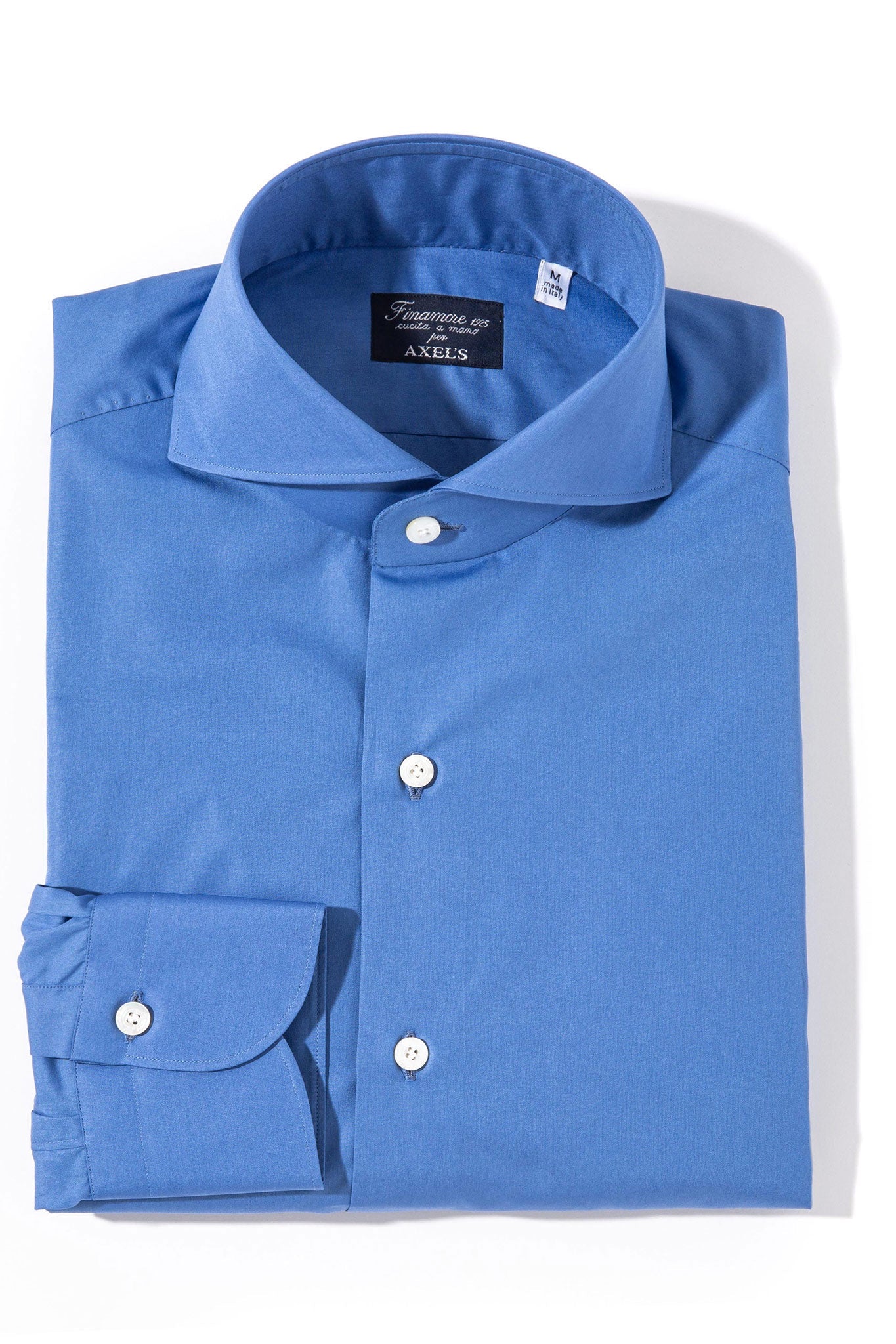 Florence Dress Shirt In Deep Blue | Mens - Shirts - Dress | Finamore Napoli