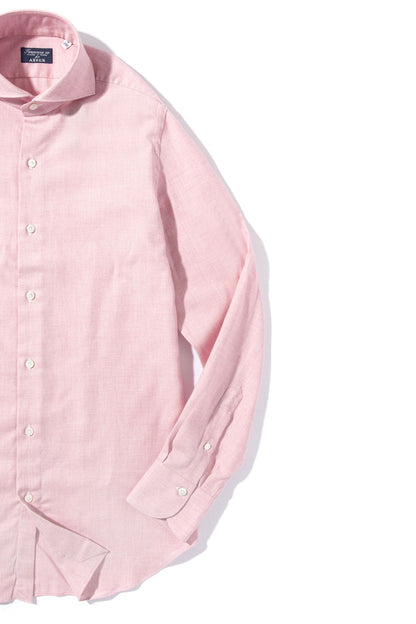 Hemme Cotton Cashmere Shirt in Pink | Mens - Shirts - Dress | Finamore Napoli