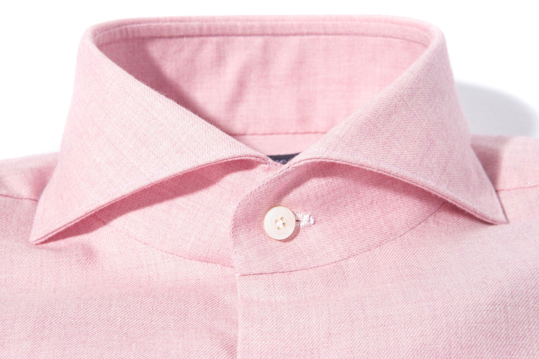 Hemme Cotton Cashmere Shirt in Pink | Mens - Shirts - Dress | Finamore Napoli