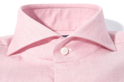 Hemme Cotton Cashmere Shirt in Pink | Mens - Shirts - Dress | Finamore Napoli