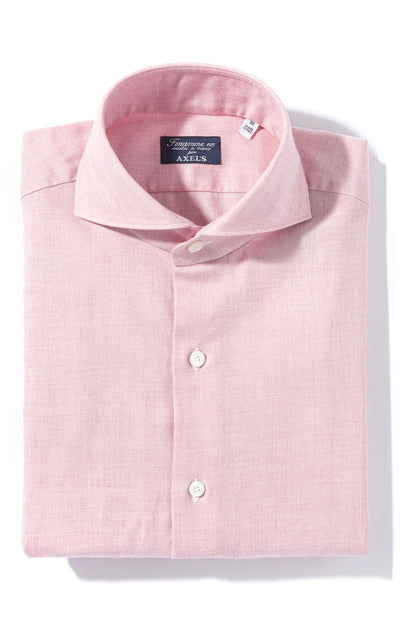 Hemme Cotton Cashmere Shirt in Pink | Mens - Shirts - Dress | Finamore Napoli