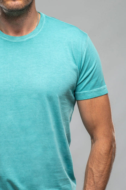 Georg Roth Pismo Cotton T In Mint | Mens - Shirts - T-Shirts