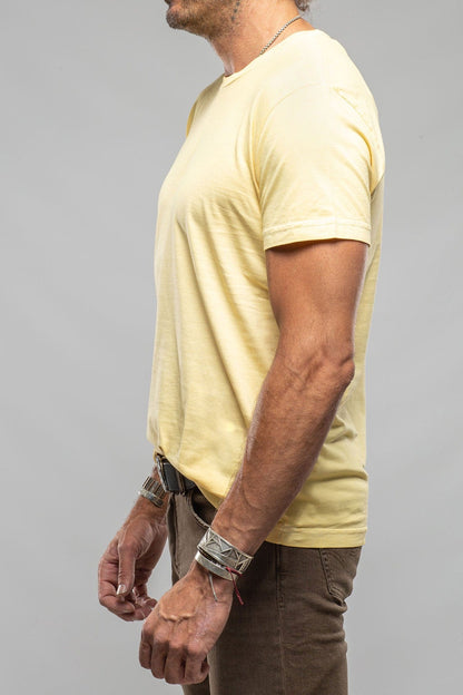 Georg Roth Pismo Cotton T In Yellow | Mens - Shirts - T-Shirts