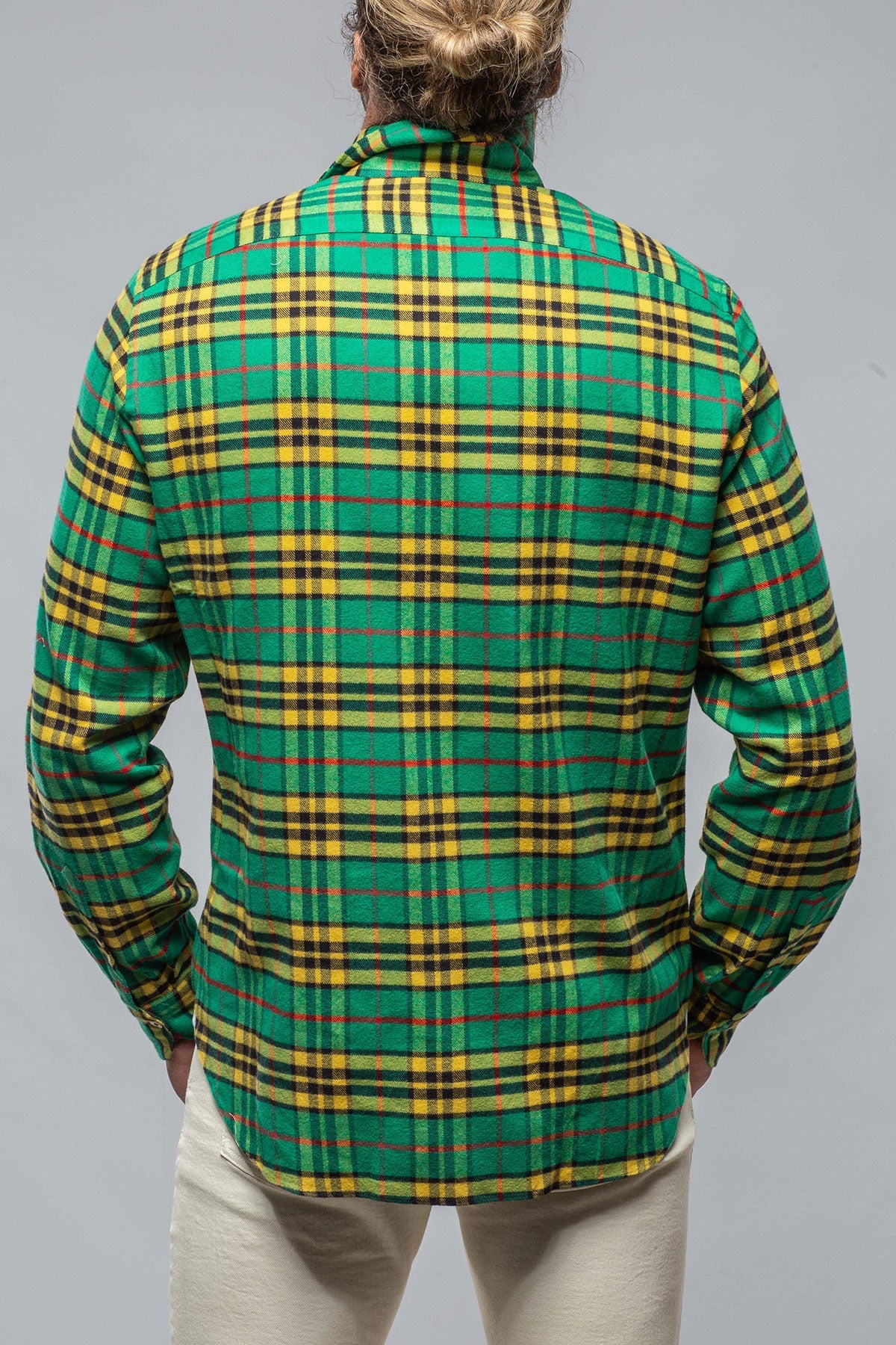 Giannetto Portofino Camdon Shirt in Green Mens - Shirts - Dress
