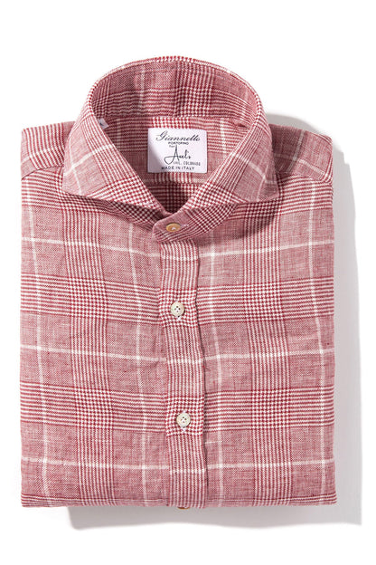 Giannetto Portofino Ciro Linen Sport Shirt Mens - Shirts - Outpost