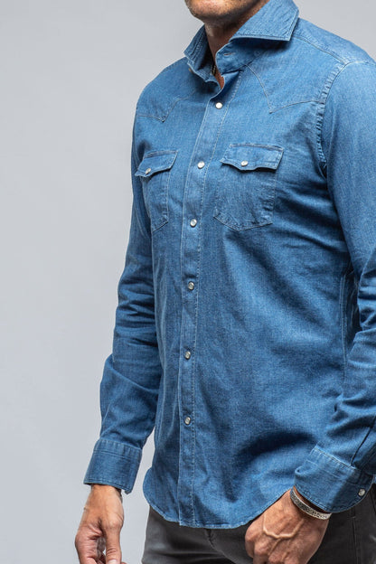 Giannetto Portofino Kayce Western Snap Shirt Mens - Shirts - Outpost