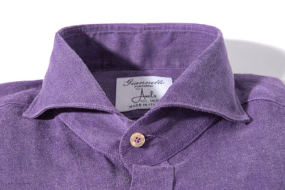 Giannetto Portofino Roberto Linen Sport Shirt Mens - Shirts - Outpost