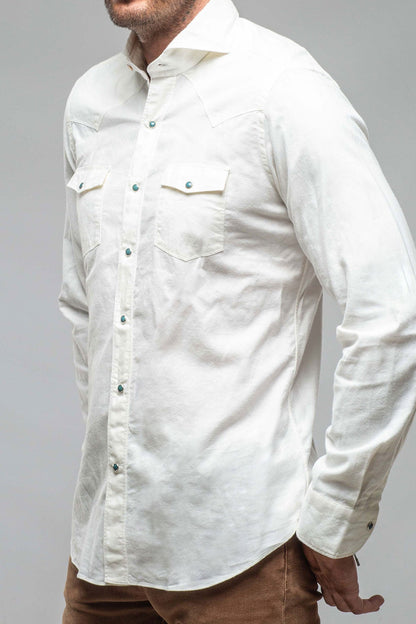 Giannetto Portofino Wayne Western w/Turquoise Snaps Mens - Shirts - Outpost
