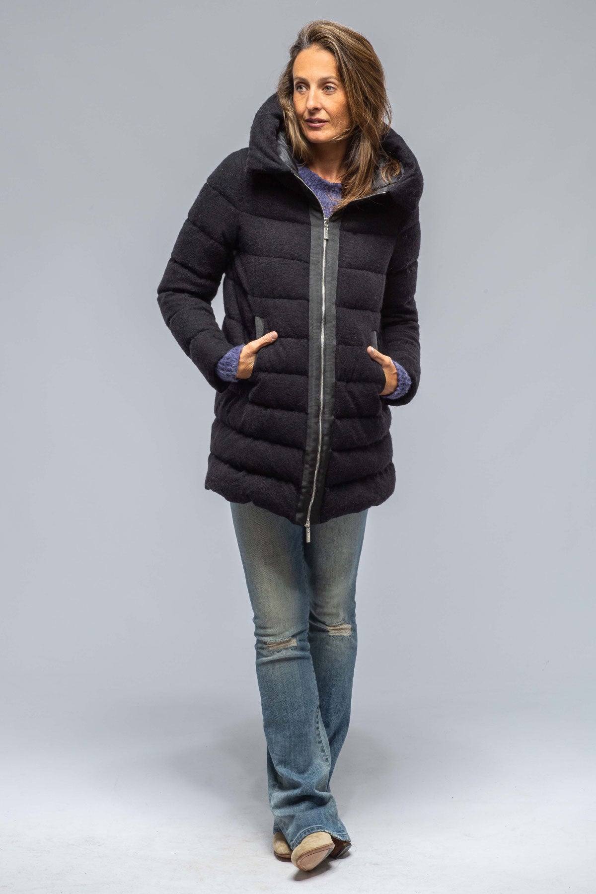 Gimo's Bergen Angora Knit Down Coat Warehouse - Ladies - Outerwear - Cloth