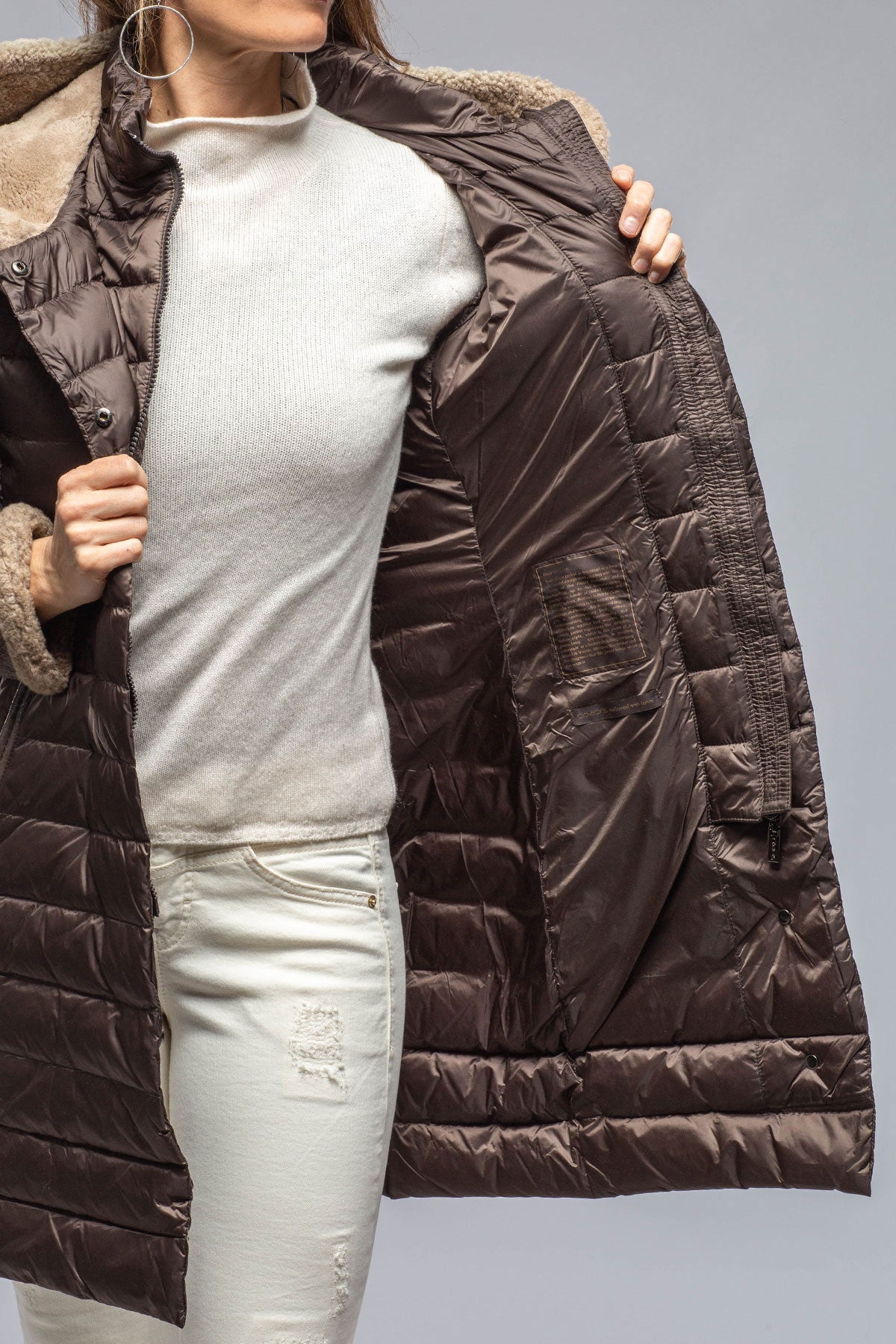 Gimo's Carrie Après Puffer in Metallic Brown Warehouse - Ladies - Outerwear - Cloth