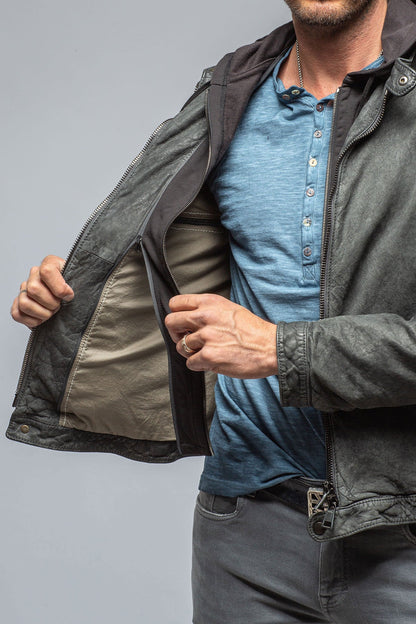 Gimo's Cerano Hooded Jacket Mens - Outerwear - Leather