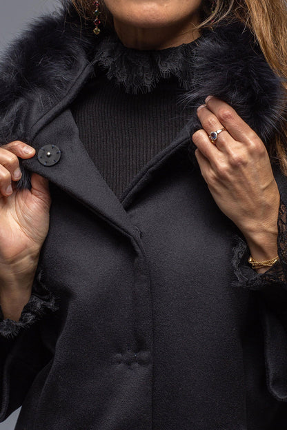 Diane Wool/Cashmere Overcoat In Black | Warehouse - Ladies - Outerwear - Cloth | Gimo's