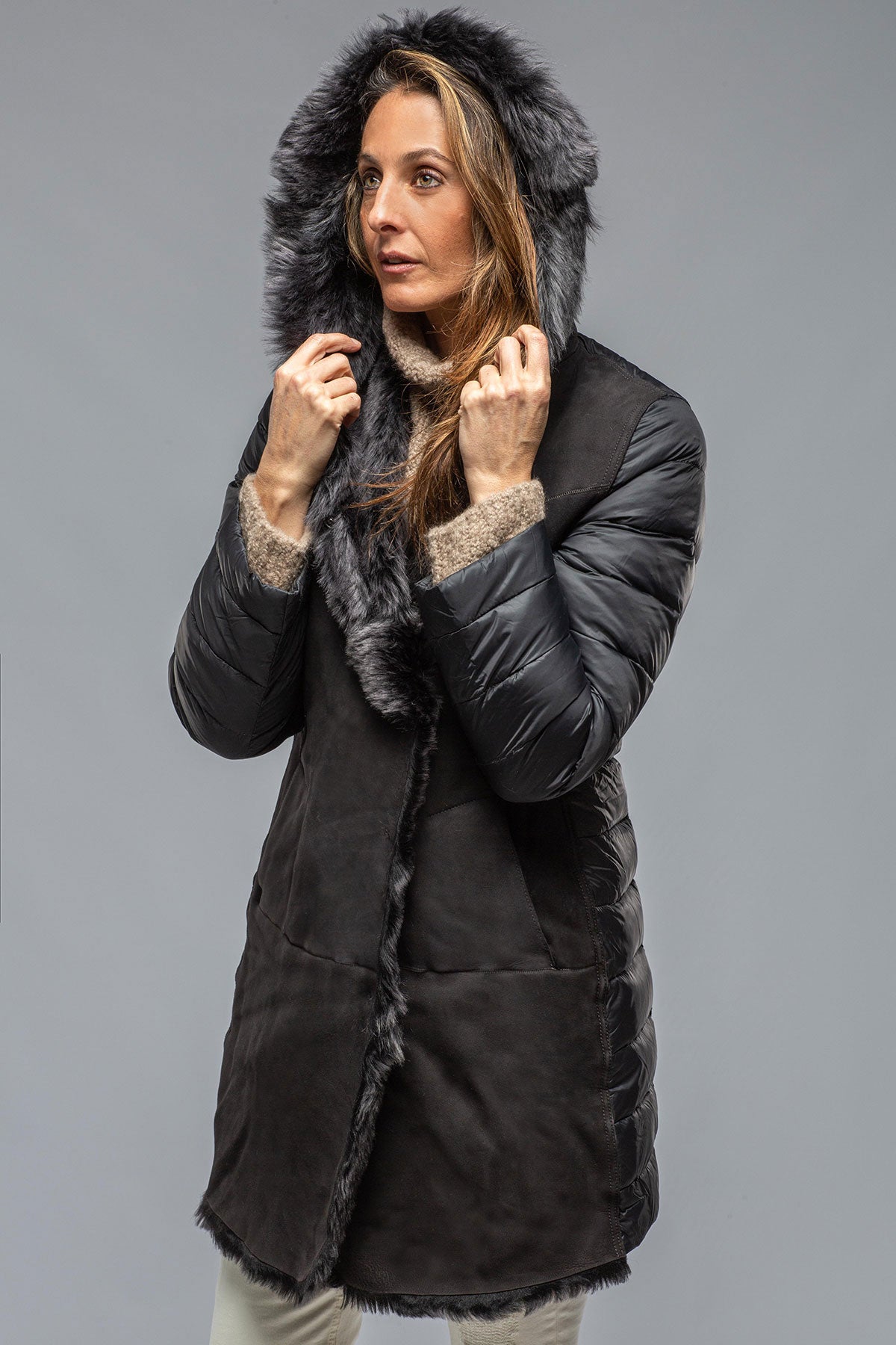 Giana Hybrid Shearling | Warehouse - Ladies - Outerwear - Cloth | Gimo's