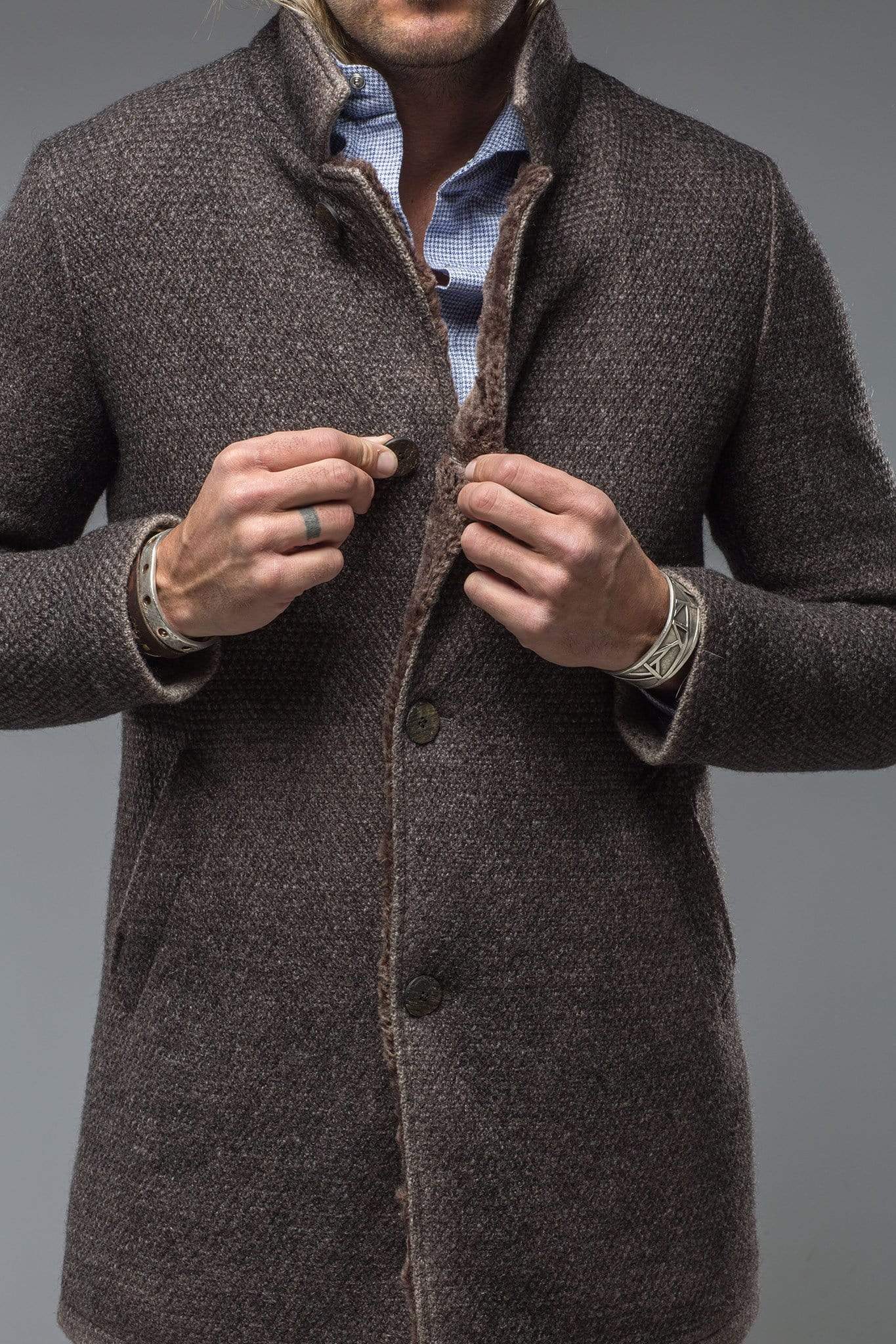 Gimo's Grays Knit Coat Warehouse - Mens - Outerwear - Cloth