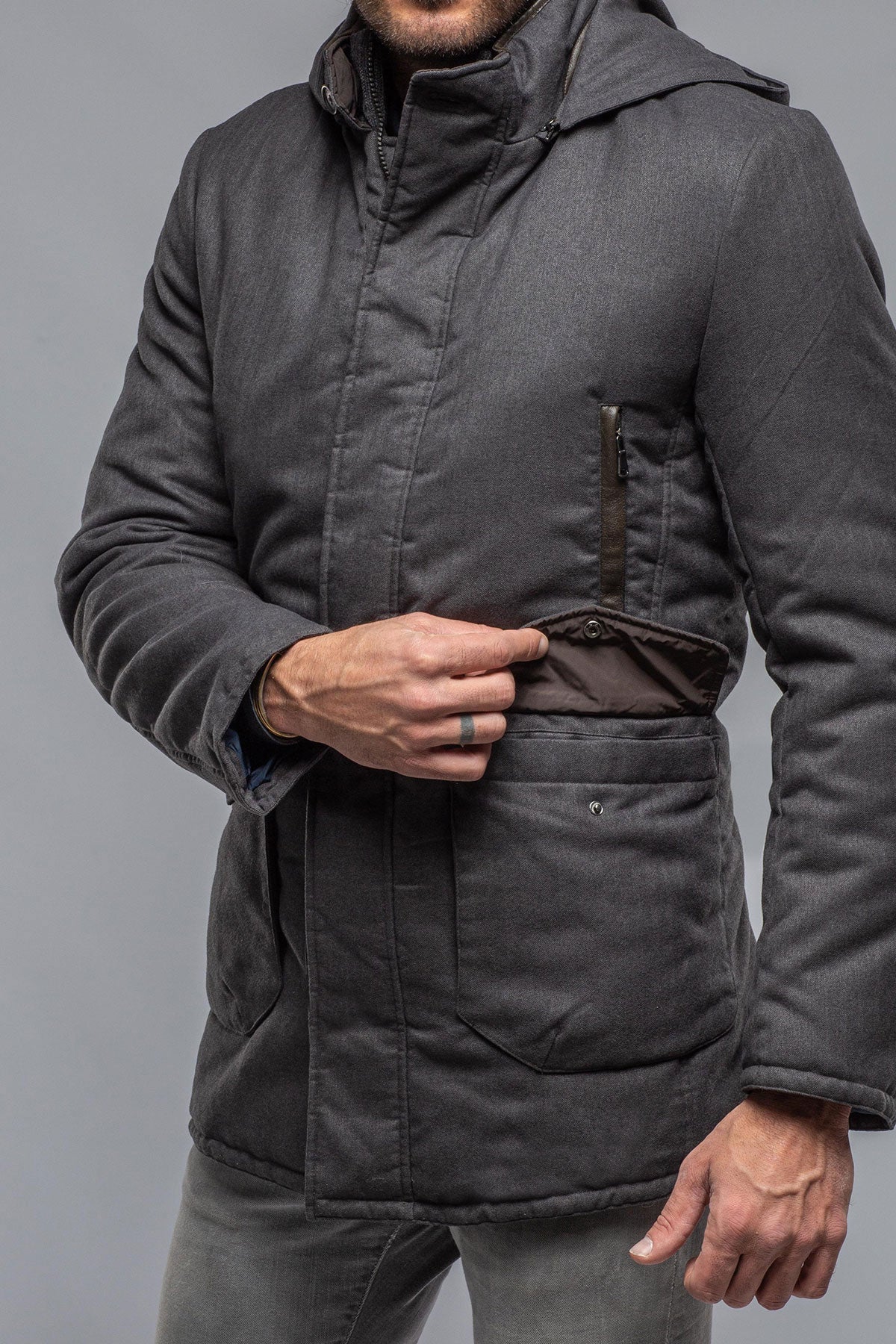 Gimo's Kipling Hooded Overcoat Warehouse - Mens - Outerwear - Cloth