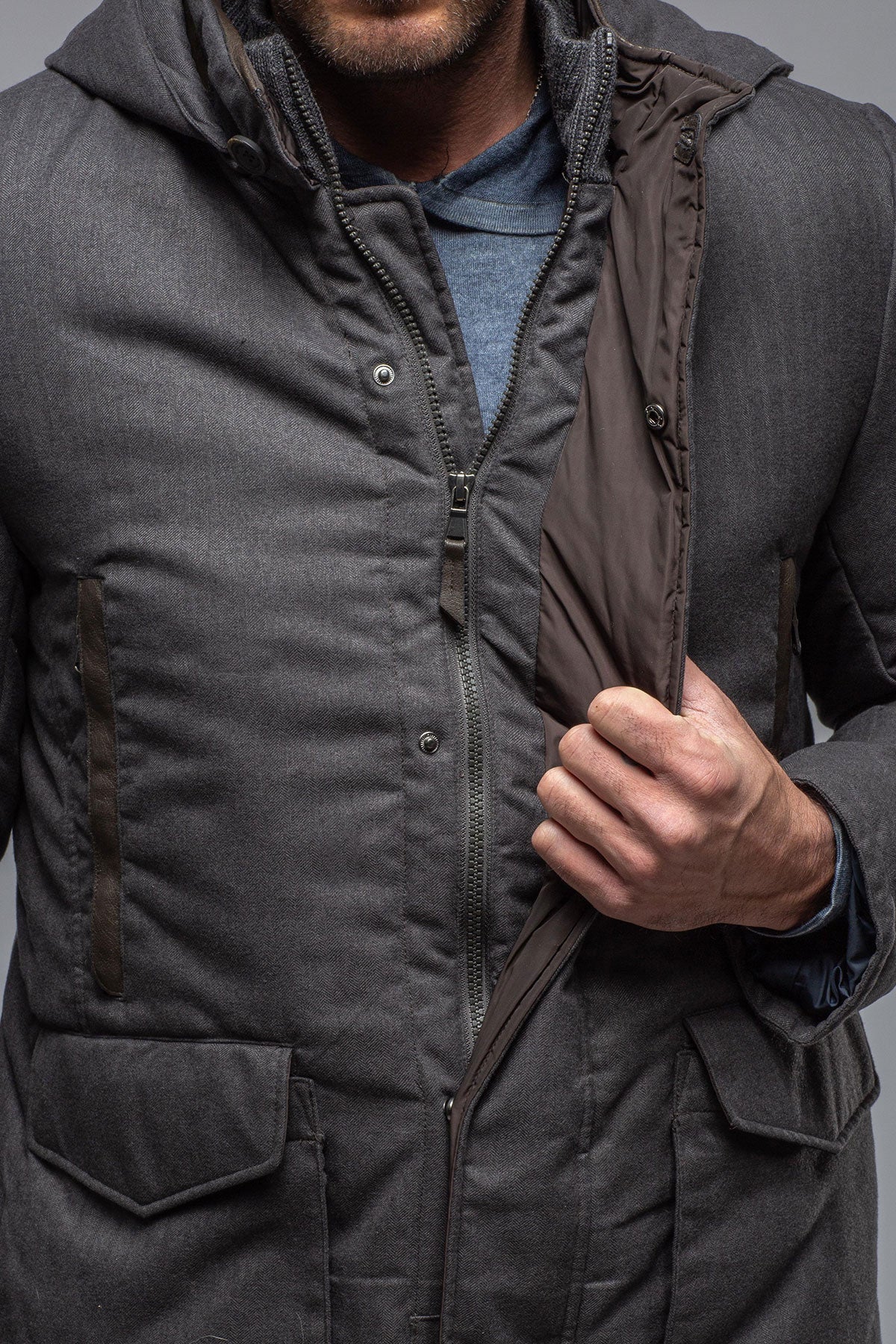 Gimo's Kipling Hooded Overcoat Warehouse - Mens - Outerwear - Cloth
