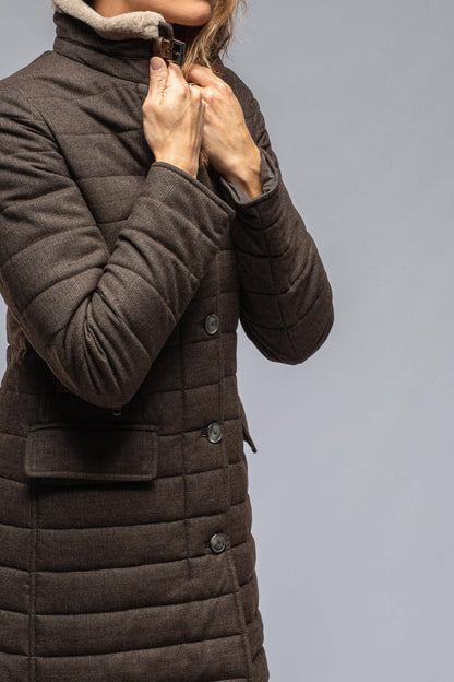 Tailored Après Jacket In Brown | Warehouse - Ladies - Outerwear - Cloth | Gimo's