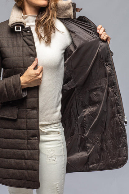 Tailored Après Jacket In Brown | Warehouse - Ladies - Outerwear - Cloth | Gimo's