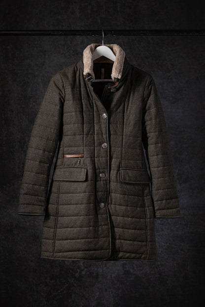 Tailored Après Jacket In Green | Warehouse - Ladies - Outerwear - Cloth | Gimo's