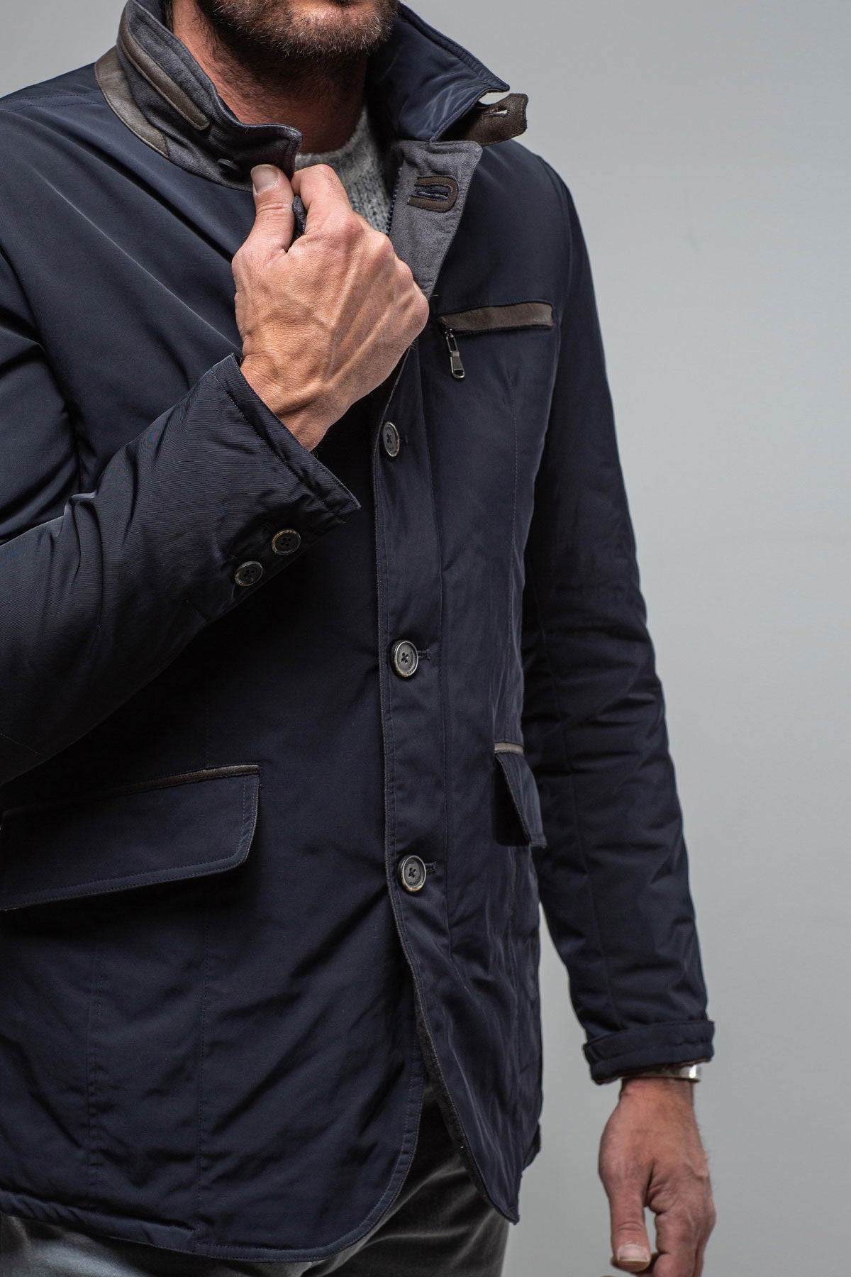 Gimo's Wylie Insulated Travel Jacket In Navy Warehouse - Mens - Outerwear - Cloth