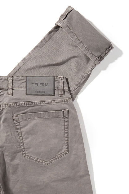 Summit 5-Pocket Cotton Twill In Grigio | Mens - Pants - 5 Pocket | Teleria Zed