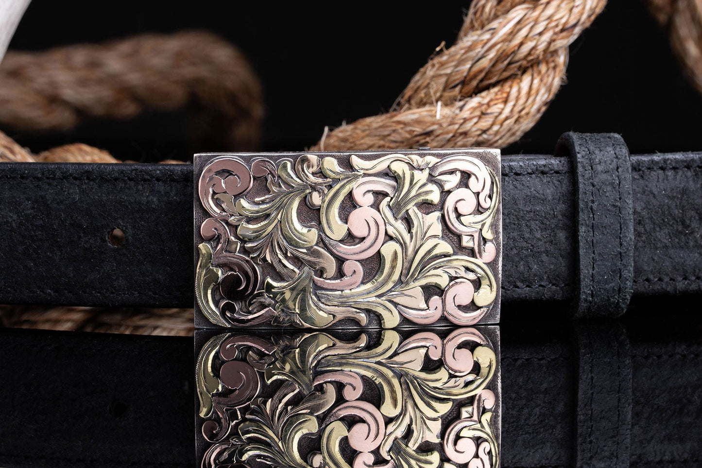 Tyson Swirl Multi 14K Buckle
