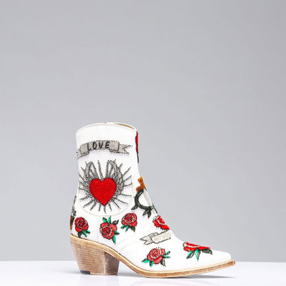 Love Boot In White - AXEL'S