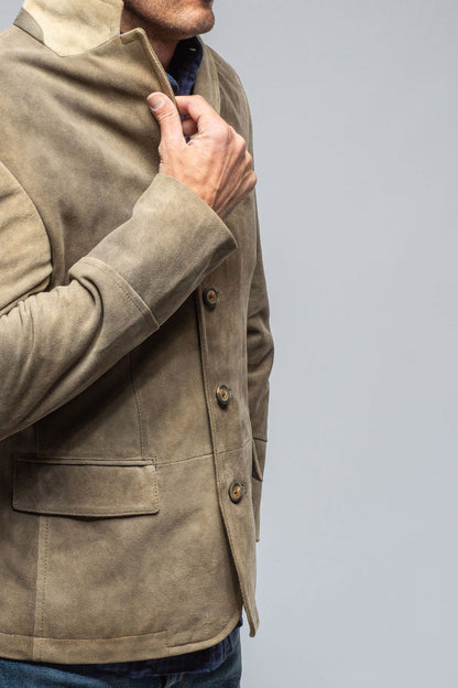 Ryan Suede Jacket in Old Grey | Mens - Outerwear - Leather | Meindl