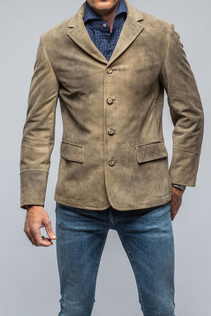 Ryan Suede Jacket in Old Grey | Mens - Outerwear - Leather | Meindl