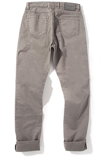 Summit 5-Pocket Cotton Twill In Grigio | Mens - Pants - 5 Pocket | Teleria Zed