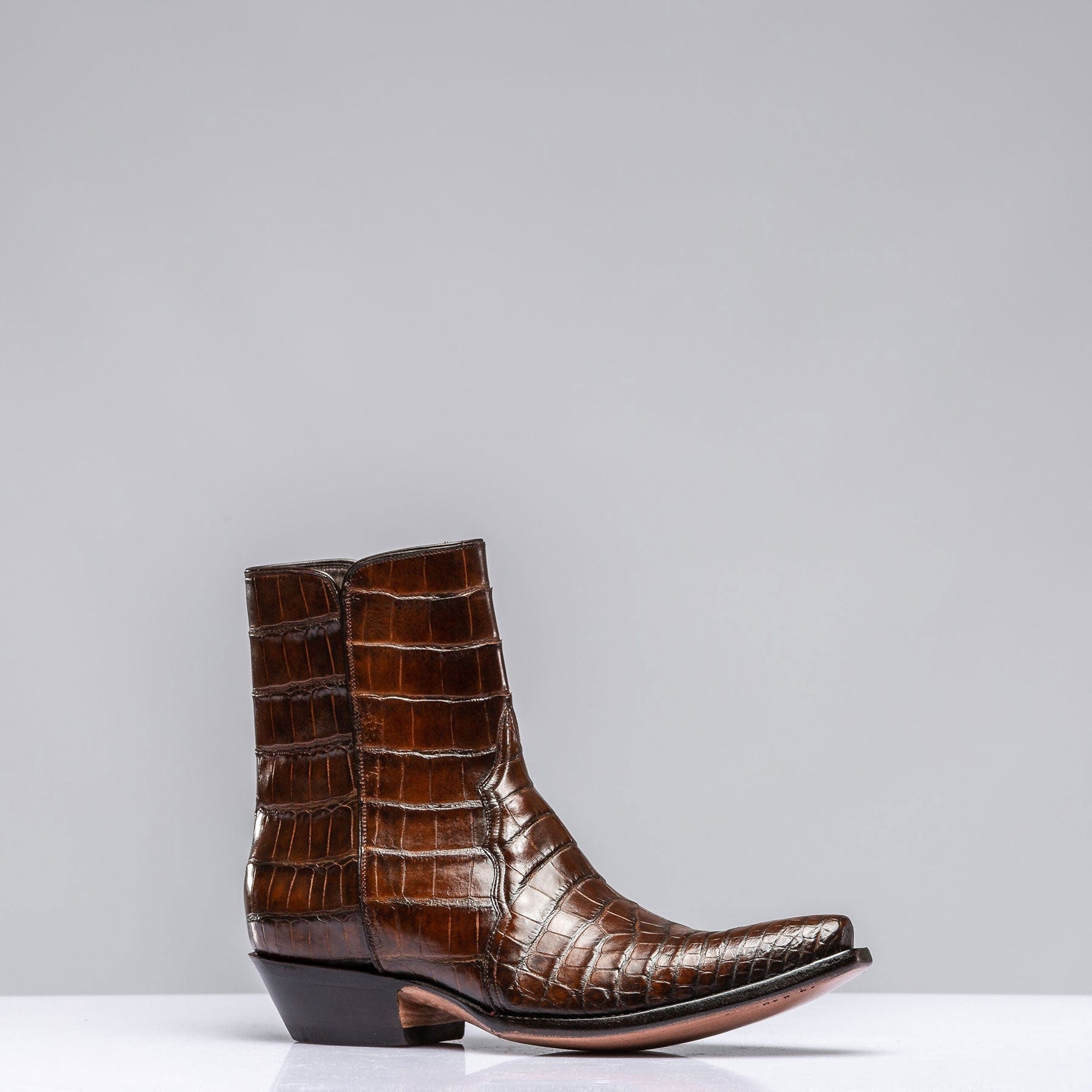 Stallion Boots Cognac Crocodile Zorro Gallegos | Mens - Cowboy Boots