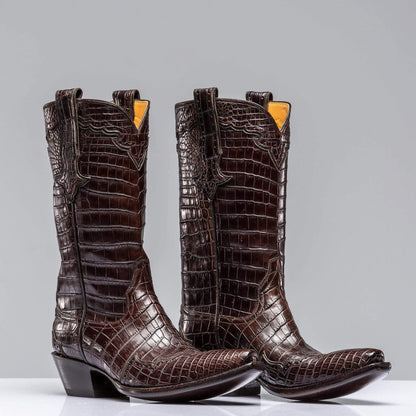 Stallion Boots Full Crocodile Majestic | Mens - Cowboy Boots