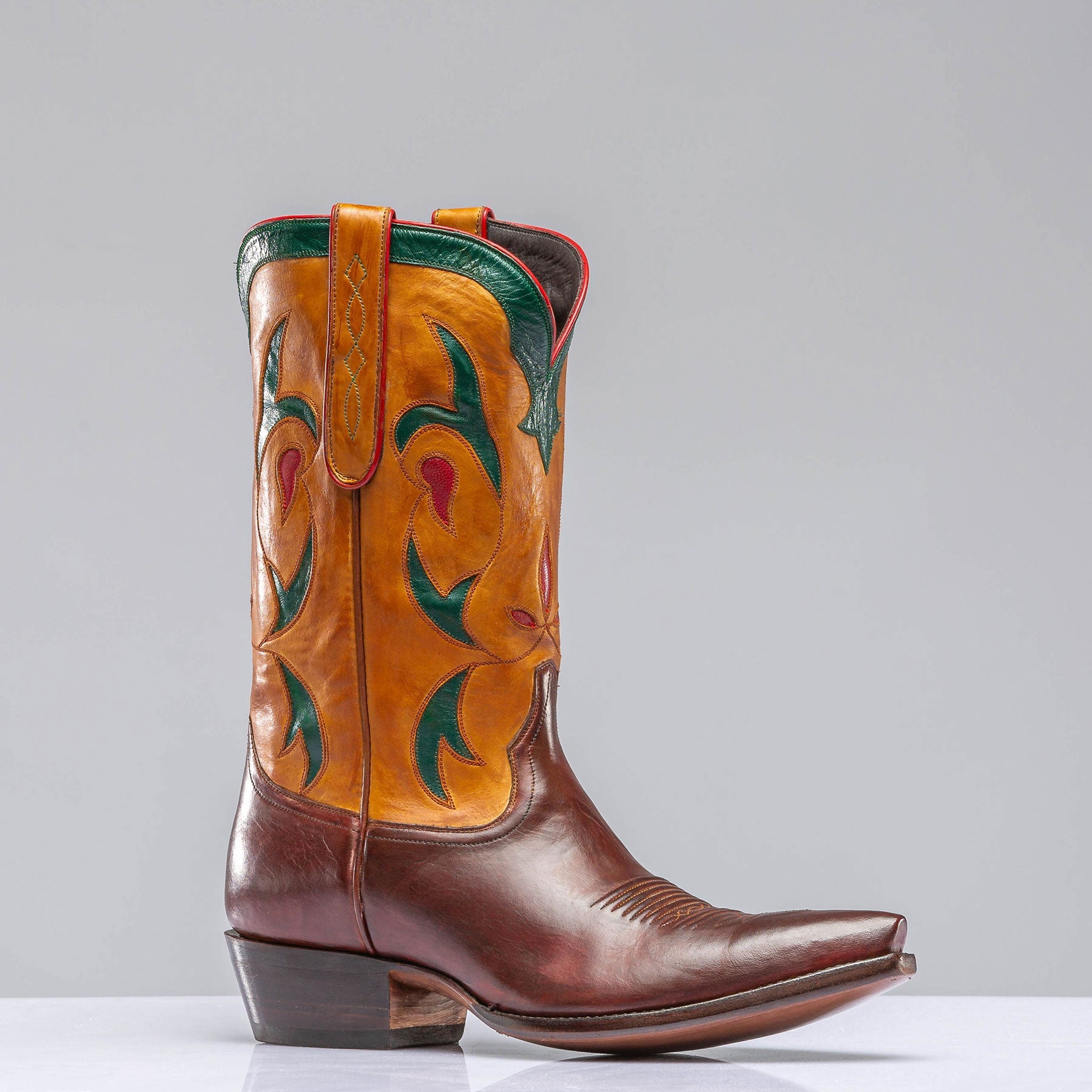 Stallion Boots Ranch Hand Vintage Inlaid Boots Mens - Cowboy Boots