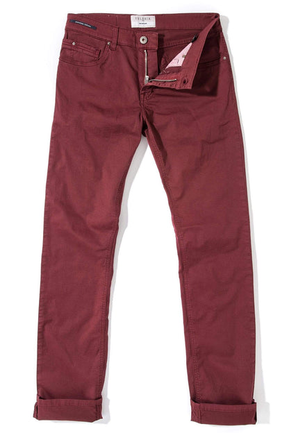 Teleria Zed Fowler Ultralight Performance Pant In Bordeaux Mens - Pants - 5 Pocket